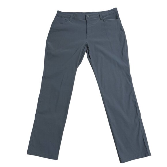 EDDIE BAUER FIRST ASCENT PANTS WOMENS 16 DARK GRAY HIKING OUTDOOR PERFORMANCE - Picture 1 of 11